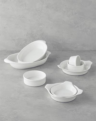 Elise Съд За Фурна Керамика 31 см Бял