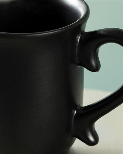 Elite Чаша Керамика, Черно, 140 Ml