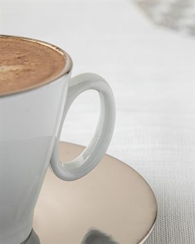 Elna Сервиз За Кафе 4 Бр. За 2 Души, Порцелан, Сребристо, 80 Ml