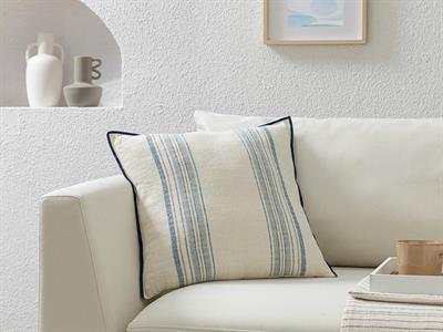 Elvio Декоративна Възглавница Бяло, 45 X 45 Cm