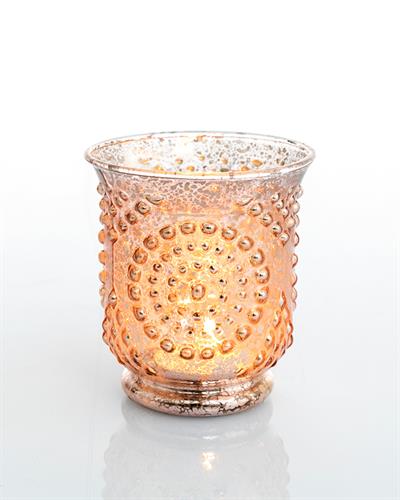 Emerald Gold Свещник Стъкло 7,5x7,5x8,5 cm Златен