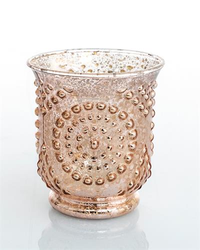 Emerald Gold Свещник Стъкло 7,5x7,5x8,5 cm Златен