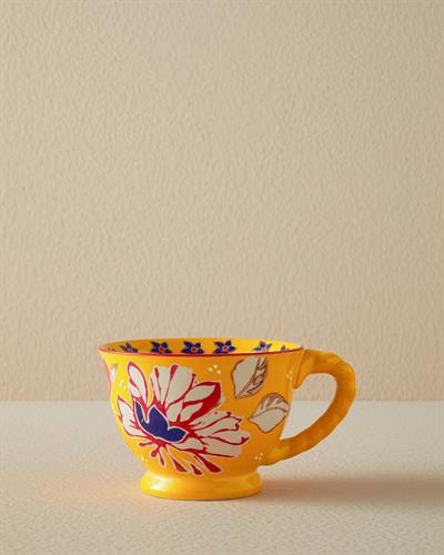 Emilia Чаша Керамика 400 мл Жълт