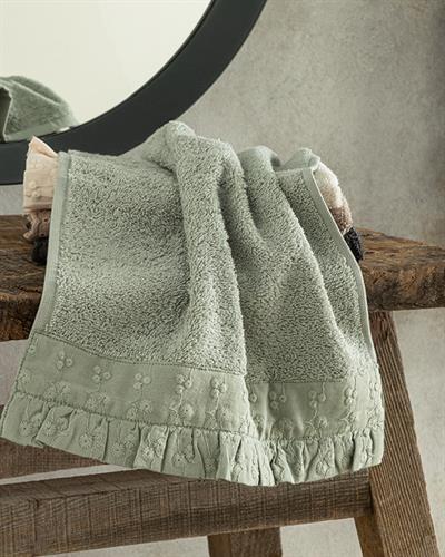 Emily Хавлии За Ръце С Бродирано, Памучен, Морско Зелено, 30 X 40 Cm