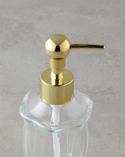 Emily Дозатор За Течен Сапун За Баня 7x7x19 см Прозрачен