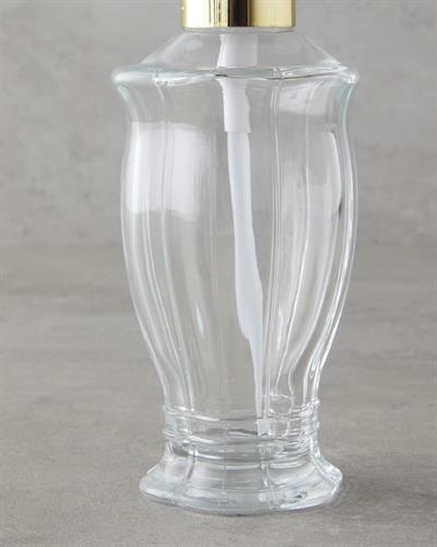 Emily Дозатор За Течен Сапун За Баня 7x7x19 см Прозрачен