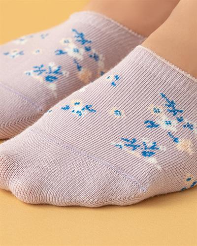 Emma Cotton Women Single Ballet Socks 36-40 Lilac.