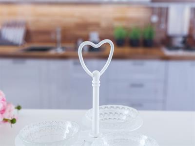 Emma Wrought Iron 3 Set Sauce Bowl White