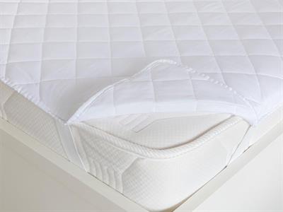 English Home ПРОТЕКТОР ЗА ЛЕГЛО Двоен човек 160x200 cm White