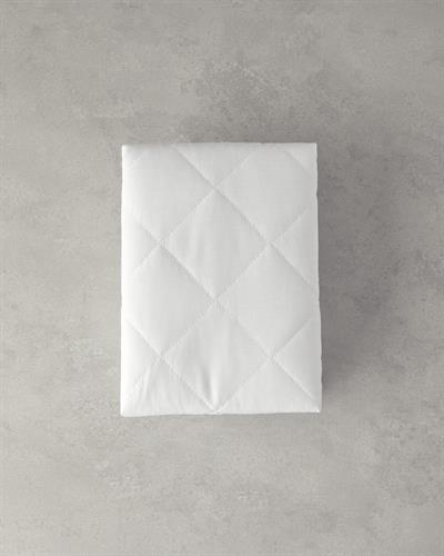 English Home Протеktор За Възглавница Ватиран, Памучен, Бяло, 50 X 70 Cm