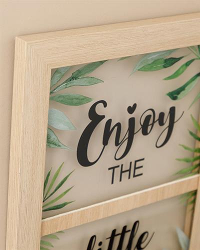 Enjoy Картина МДФ 25x35 см Кафяв