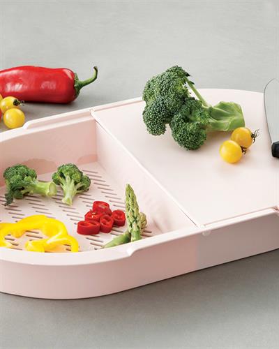 Enjoy ДЪСКА ЗА РЯЗАНЕ С контейнер за събиране Пластмасов Powder