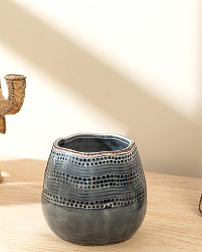 Erica Саксия Синьо, 10,2 X 10,2 X 9 Cm