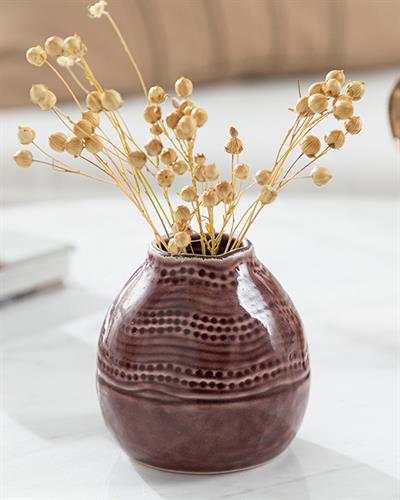 Erica Ваза 8,5x8,5x8,2 см Бордо