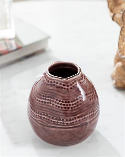 Erica Ваза 8,5x8,5x8,2 см Бордо