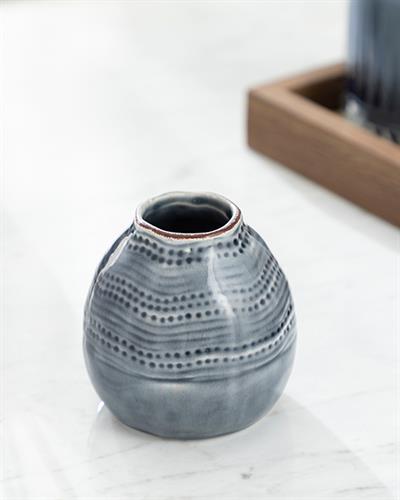 Erica Ваза 8,5x8,5x8,2 см Син