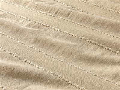 Essence Покривка За Легло Единичен Размер, Муселин, Бежово, 160 X 240 Cm