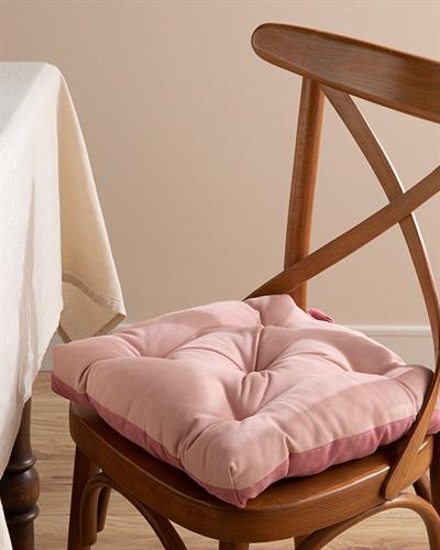 Este Възглавница За Стол Копринен Twill, Розово, 40 X 40 Cm