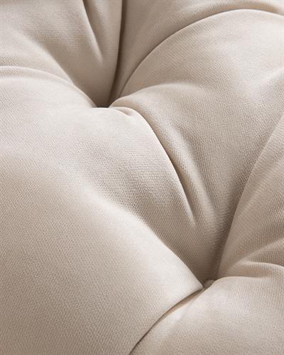 Este Възглавница За Стол Копринен Twill, Екру, 40 X 40 Cm