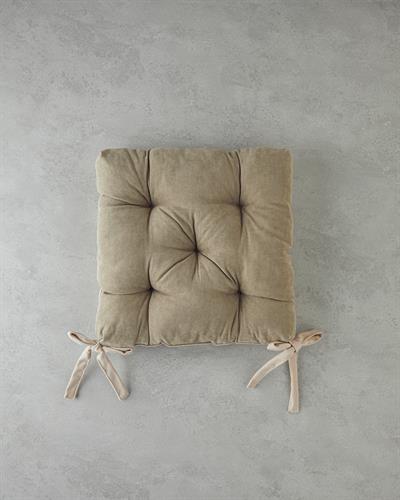 Este Възглавница За Стол Копринен Twill, Зелено, 40 X 40 Cm