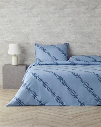 Etamine Line Спален Комплект Единичен Памучен 160x220 см Син