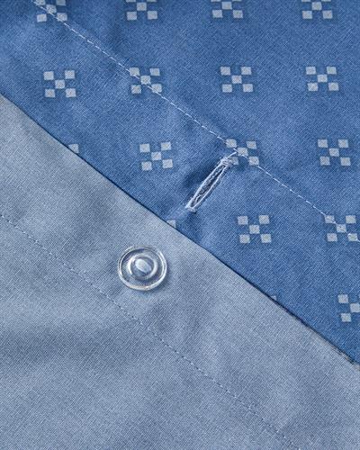 Etamine Line Спален Комплект Единичен Памучен 160x220 см Син