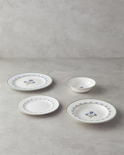 Eternal Комплект За Хранене Порцелан 24 части за 6 души Зелен - Син