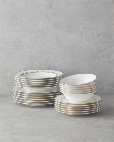 Eternal Комплект За Хранене Порцелан 24 части за 6 души Зелен - Син