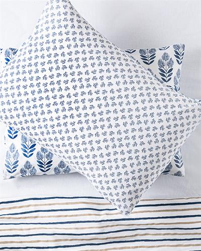 Eternal Harmony Калъфка За Възглавница 2 бр. Памучен 50x70 см Индиго.