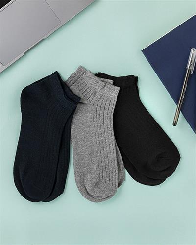 Ethan Cotton Polyester Mens 3 Pcs 40-44 Black - Navy Blue - Gray