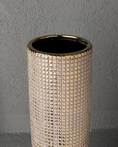 Ethel Ваза Каменна керамика 14,5x14,5x37,5 см Виолетов..