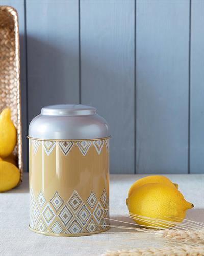 Ethnic Кутия За Съхранение Малък Метал 11 см Сив