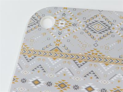 Ethnic ДЪСКА ЗА РЯЗАНЕ Голяма 35x25 cm White-Gray