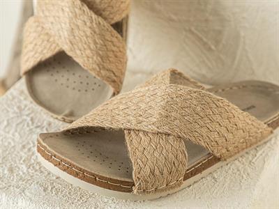 Women Sandals 36 Beige