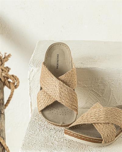 Women Sandals 36 Beige