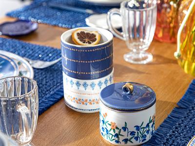 Ethnic Lines Кутия За Съхранение 3 бр. New Bone 3x175 мл Бял