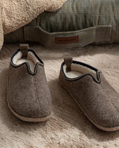 Ethnical Пантофи За Дома Дамски, Кафяво, 36