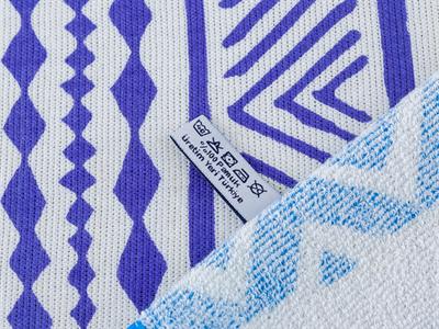 Ethnical ПЛАЖНА ХАВЛИЯ Отпечатано 70x150 cm White