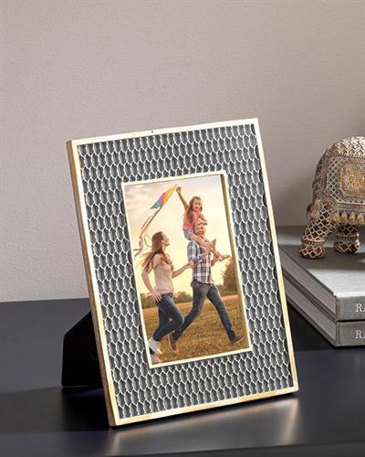 Evelyn Рамка Полирезин 17,5x2x22,5 см Сребърен