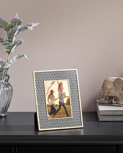 Evelyn Рамка Полирезин 17,5x2x22,5 см Сребърен