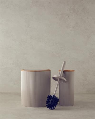 Evelyn Комплект За Баня 2Бр., Кафяво, 19 X 21,5 Cm+10 X 10 X 37 Cm