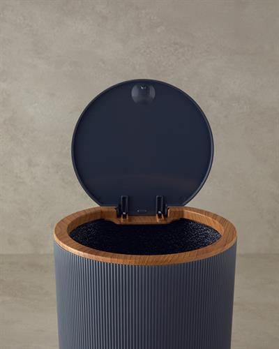 Evelyn Комплект За Баня 2Бр., Антрацит, 19 X 21,5 Cm+10 X 10 X 37 Cm