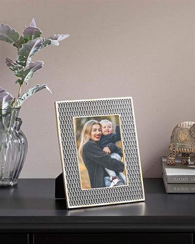 Evelyn Рамка Полирезин 20X2X25 см Сребърен