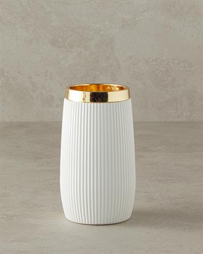 Evelyn Комплект За Баня 3 Бр., Бяло, 17,5 X 6,5 X 6,5 Cm+9 X 6,5 X 6,5 Cm+1