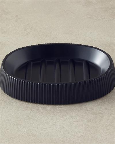 Evelyn Комплект За Баня 3 бр. 17,5x6,5x6,5 см+9x6,5x6,5 см+1 Черен