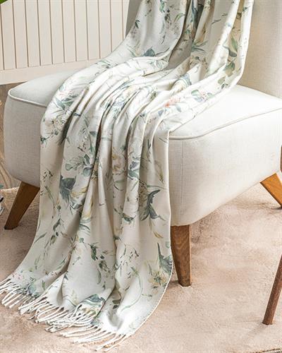 Evia Шал За Кресло Отпечатан, Бежово, 130 X 170 Cm