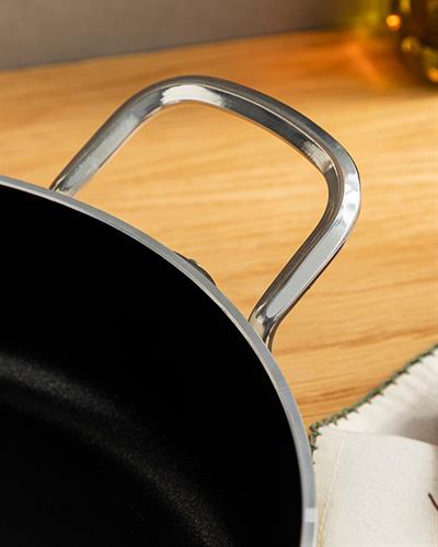 Excellence Тенджера Незалепващо Покритие, Алуминий, Кремово, 26 Cm