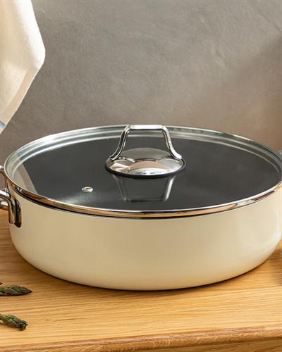 Excellence Тенджера Незалепващо Покритие, Алуминий, Кремово, 26 Cm