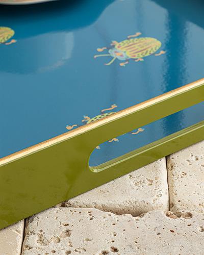 Exotic Bug PP Tray 35,5 cm Blue