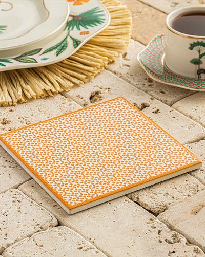 Exotic Day Нихале Керамика, Оранжево,, 16 X 16 Cm